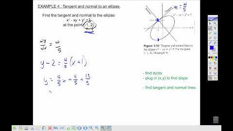 Calc 4-2b Solving with implicit differentiation