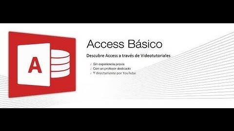 02 Curso de Access 2013 Basico - Uso Software