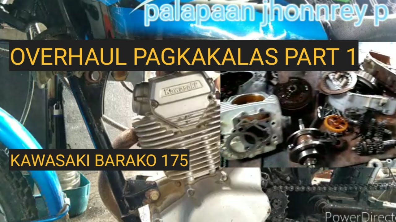 KAWASAKI BARAKO 175 OVERHAULING PAGKAKALAS PART 1