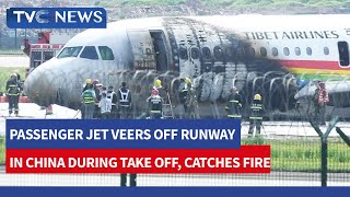 Passenger Jet Veers Off Runway in China During Take Off, Catches Fire