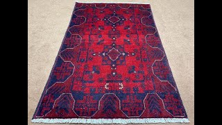 Explore the Timeless Elegance of the 1970s Khal Muhammadi Bukhara Rug: Afghan Craftsmanship Revealed screenshot 4