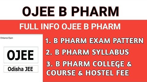 OJEE 2023 FULL INFORMATION