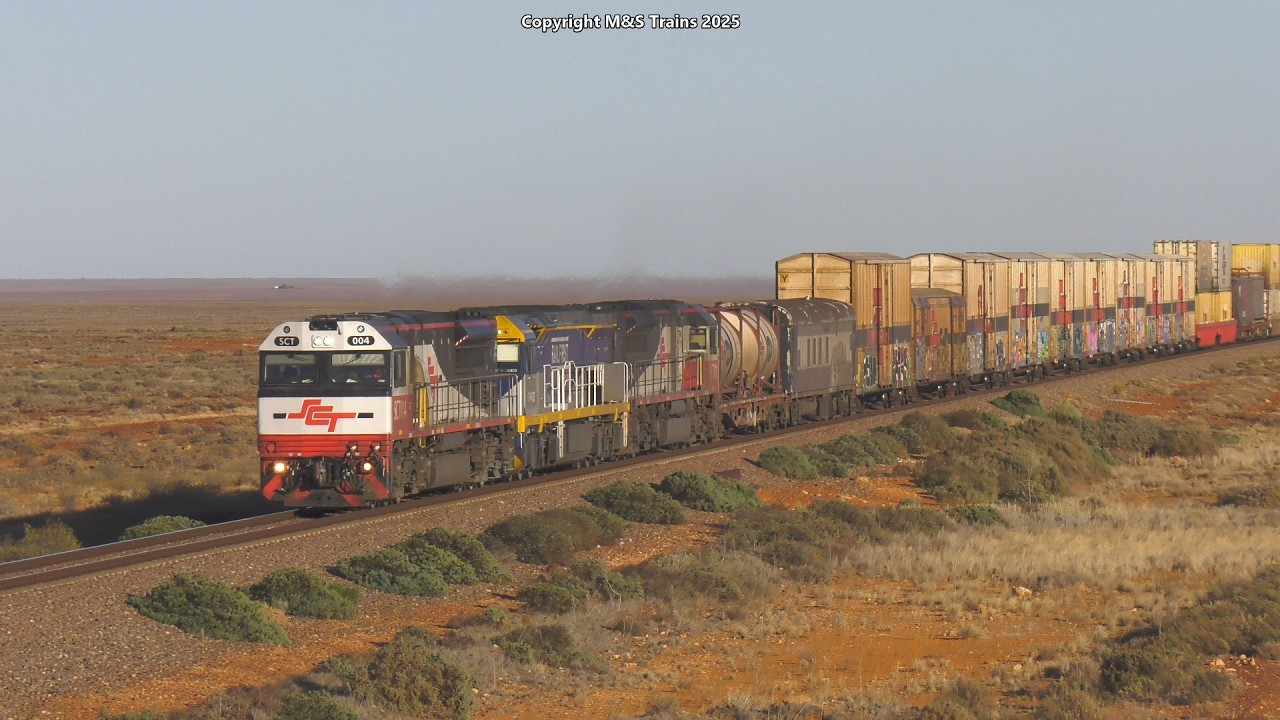 AUSTRALIA'S REMOTE OUTBACK RAILWAY - Freight Trains and Old Towns of the Trans Australian Railway