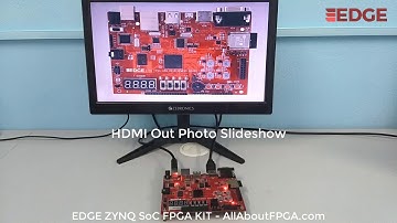 HDMI OUT Photo slideshow using EDGE ZYNQ SoC FPGA kit