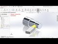 Lathe machine turning operation animation tutorial in solidworks