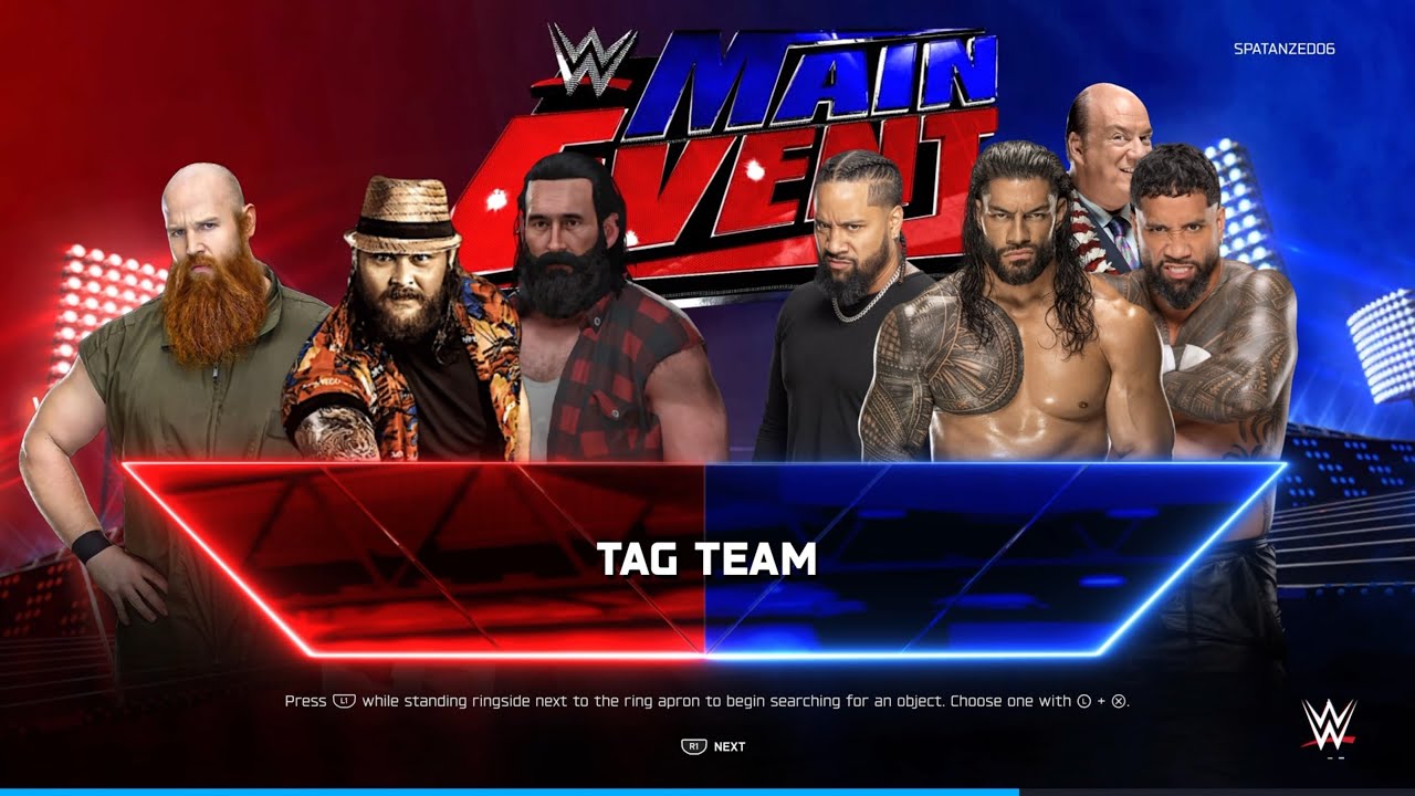 WWE 2K25 THE WYATT FAMILY VS THE BLOODLINE || MAIN EVENT TAG TEAM MATCH #wwe2k25 #thewyattfamily #2k