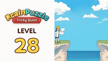 Brain Puzzle: Tricky Quest Level 28 Build Bridges