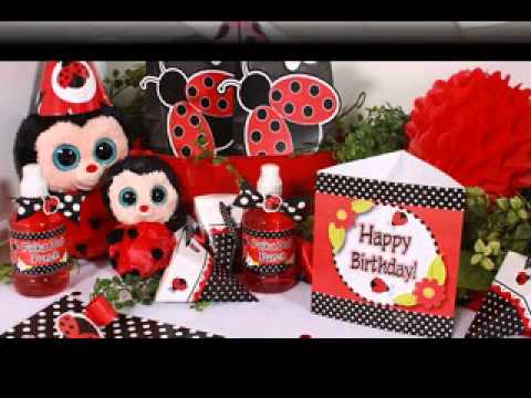  DIY  Ladybug  party  decorating ideas  YouTube