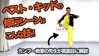 映画 ベスト キッド の修行シーンはどんな技 カンフーの先生が解説 Youtube