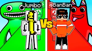 DESAFÍO DE LUCKY BLOCK DE JUMBO JOSH VS BANBAN de GARTEN OF BANBAN en MINECRAFT 😱 | Pathofail