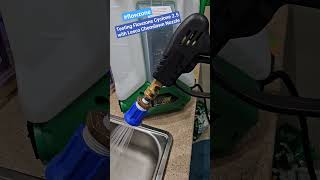 Flowzone Cyclone 2.5 - Testing with Lesco Chemilawn nozzle