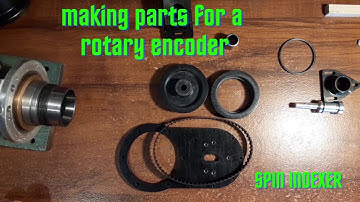 Adding a encoder to a spin indexer for accurate position indexing