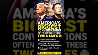 Politics vs Technology 🔥 The Influence of Donald Trump & Elon Musk #elonmusk #donaldtrump #shorts