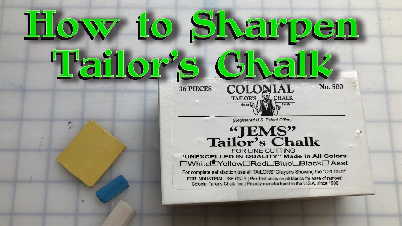 How To Use Wax Tailor's Chalk 