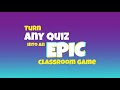 How to play the new quizalize classroom games