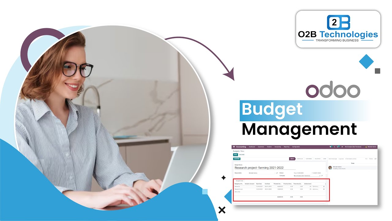 Odoo Budget Management - YouTube