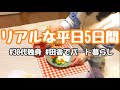 【平日vlog】パートで働く30代独身女の、リアルな平日5日間【月収13万円台】