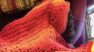 How to crochet a granny square blanket part 3 adding more yarn and keep crocheting