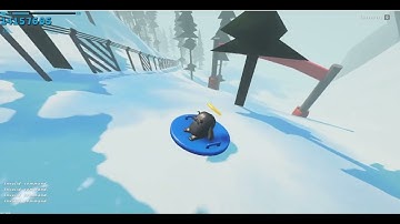 18 Minutes of Relaxing Sledding Game Music & Gameplay