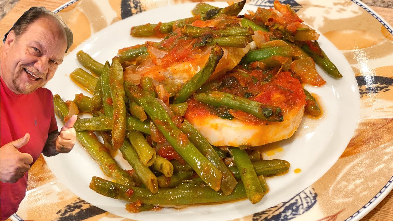 Baked Green Beans With Cod Recipe   Ken