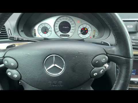 Mercedes E class W211 reset tyre pressure indicator.