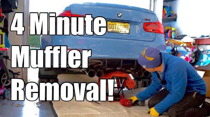 V82: DIY Dinan Muffler install on an F80 BMW M3 with Active Autowerke Midpipe (F82 M4)