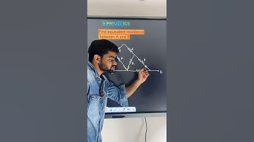 Equivalent resistance between two points | Numerical solve in 60Sec😱  #jee #neet #shorts