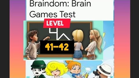 Braindom :Brain Games Test- Level 41-42 #puzzle #gameplay