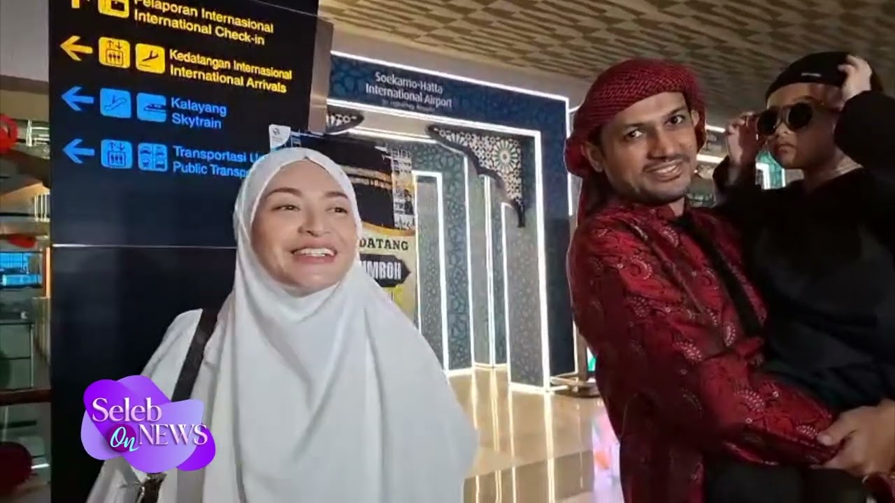 PERDANA BAWA AZAM! NATHALIE HOLSCHER BERANGKAT UMRAH DI BULAN RAMADHAN!! - SELEB ON NEWS