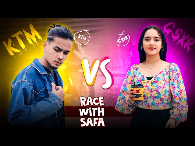 Race with Safa | gsxr vs ktm | Rasel JTS class=