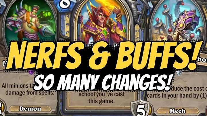 NERFS & BUFFS ARE HERE!! Trogg is dead. Changes to...