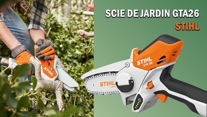 Scie de jardin à batterie STIHL GTA 26 pack complet