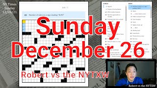 Pest Control [0:14/14:10]  ||  Sun 12/26/21 New York Times Crossword