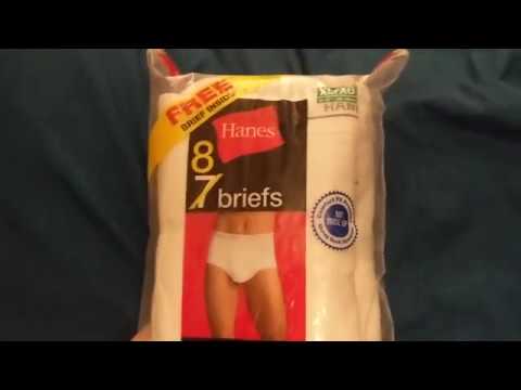 Vintage Hanes Tighty Whities White Briefs Unboxing and Review 