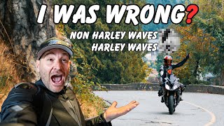 DO HARLEY RIDERS WAVE TO SPORT BIKES??