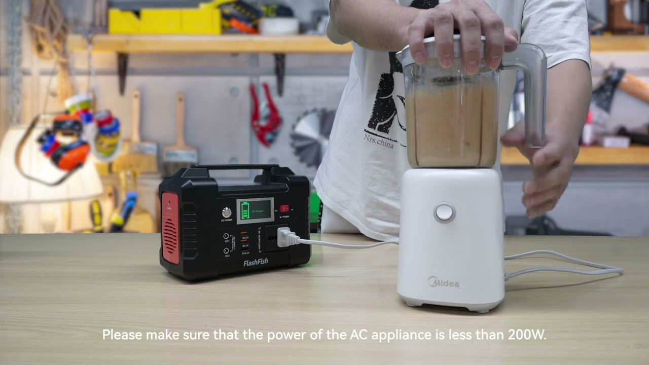 Flashfish E200 200W 40800mAh 151Wh Portable Power Station - YouTube