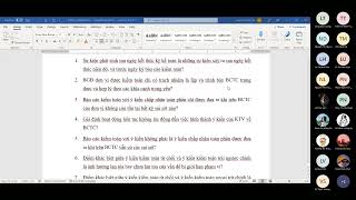 KIỂM TOÁN CĂN BẢN | Buổi 11: Ôn tập kiểm tra kết thúc học phần