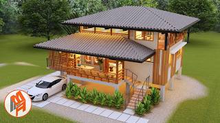 Modern Minimalist House Design With Open Plan Living & Natural Materials