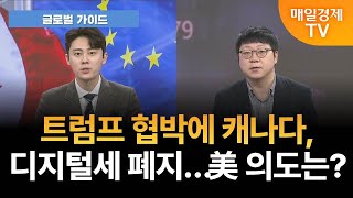 [글로벌 가이드] 트럼프 협박에 캐나다, 디지털세 폐지…美 의도는?  / 정다운 LS증권 투자전략팀 수석연구원 [오전 6시 25분]