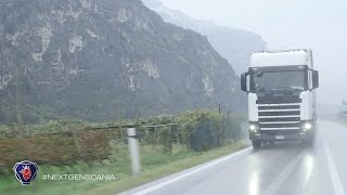 Field testing the new Scania in Italy