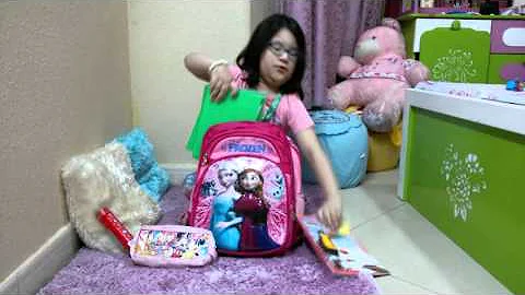 Abeer Fatima's school bag