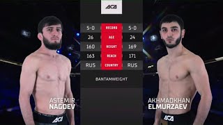 Астемир Нагоев vs. Ахмадхан Эльмурзаев | Astemir Nagoev vs. Akhmadkhan Elmurzaev | ACA 150