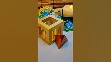 Jigsaw puzzle. Pyramid (triangle) in a square (cube)#puzzlemaster #iq#iqtest #attentiontest