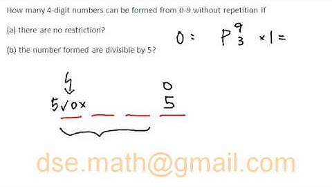 HKDSE Maths Core - Permutation & Combination 10