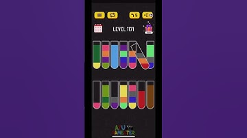 Water Sort puzzle level 1171 | AYU Gamester #shorts