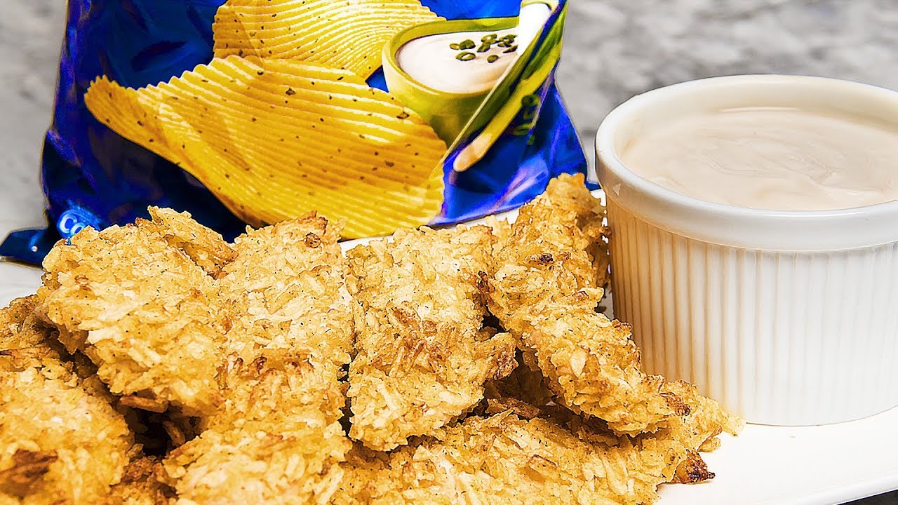 Ruffles Sour Cream & Onion Crusted Chicken Strips YouTube