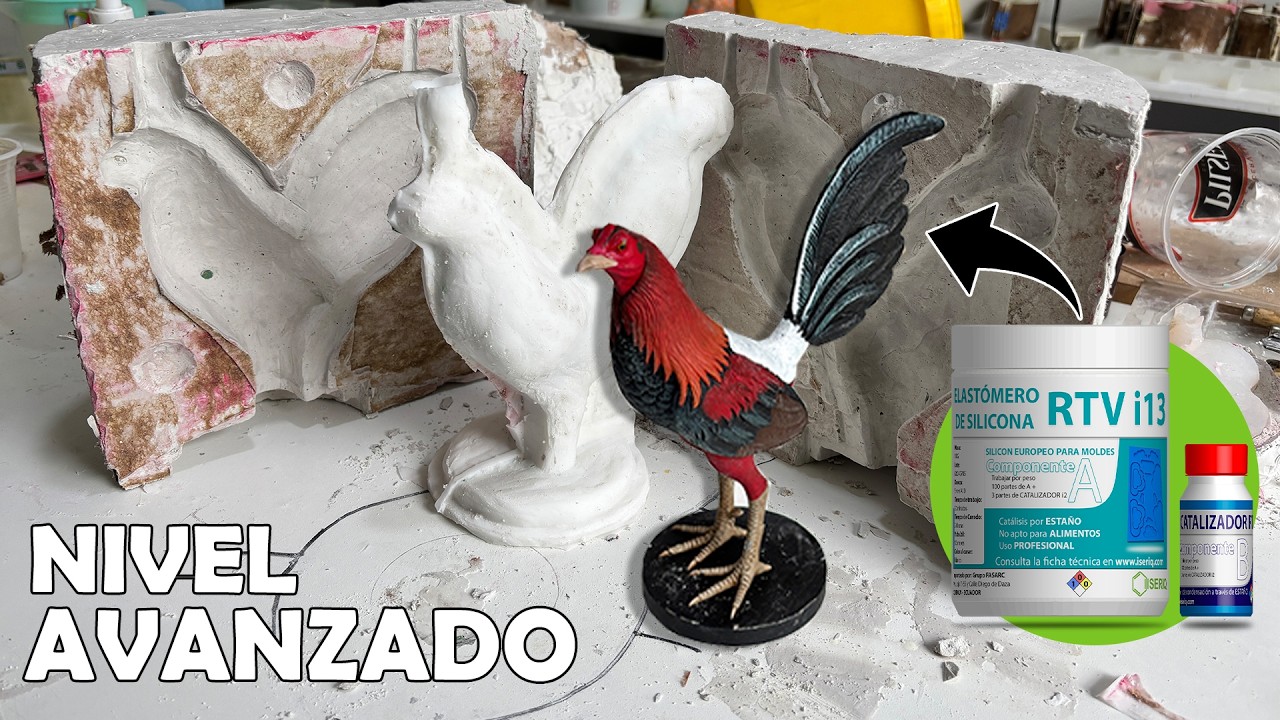 Nivel Avanzado - Tutorial Moldes con Silicona RTV y Contramoldes