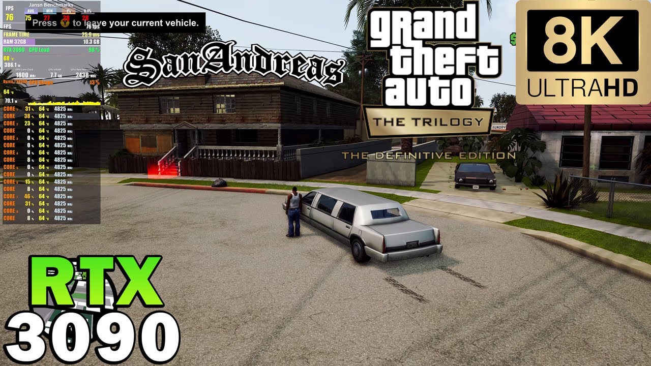 Stunning GTA San Andreas footage shows game with lifelike 8K graphics for  first time ever