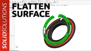 How to flatten a surface in SOLIDWORKS