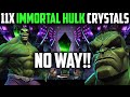 11X Immortal Hulk Early Access Crystal Opening - NO WAY HAHA!! - Marvel Contest of Champions